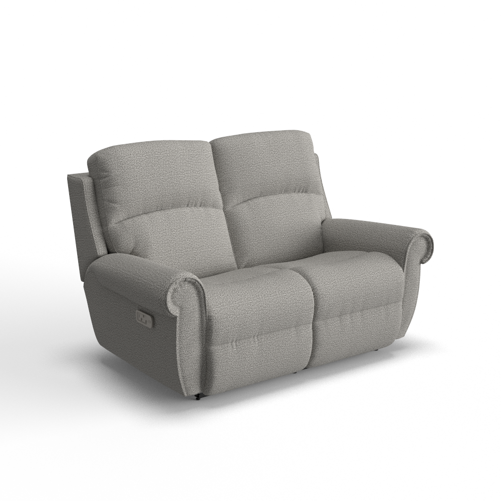 Dutton Power Reclining Loveseat w/ Headrest & Lumbar